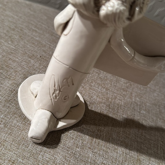 Tweeples World Flight Attendant White and Blue Safety Demo Figurine - MINT 6” - Picture 5 of 5